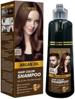 Tonalizante Cabelo Formula Natural Sem Amonia Veinira 200ml Castanho Escuro