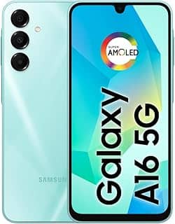 Celular Samsung Galaxy A16 5G, 128GB + 4GB RAM, Câmera de até 50MP, Tela 6.7', NFC, IP54, Bateria 5000 mAh - Verde Claro