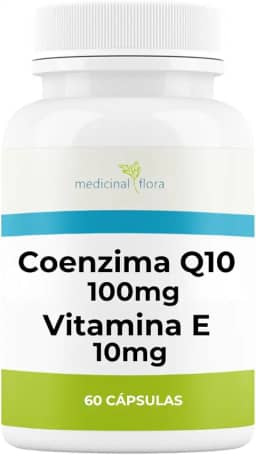 Coenzima Q10 100mg + Vitamina E 10mg - 60 Cápsulas