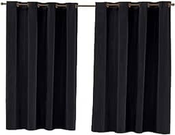 Cortina Blackout Corta Luz 220cm x 130cm - Preto