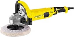 Politriz Elétrica Menegotti MPE 1200W 7' (180mm) 220V – Rotação Variável até 4.800 RPM, Punho Auxiliar, Disco e Boina Inclusa | Uso Semiprofissional