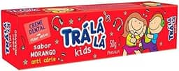 Trá Lá Lá Creme Dental Morango Kids Vermelho 50 G
