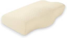 Travesseiro Ortopédico Infantil Anti Refluxo, Espuma Viscoelástica, 48x29x10cm, Branco