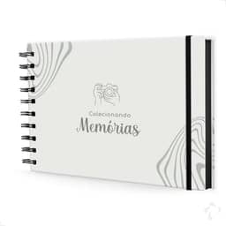 NISTI PRINT, Scrapbook Álbum Fotos Caderno Criativo Folha Preta Memórias