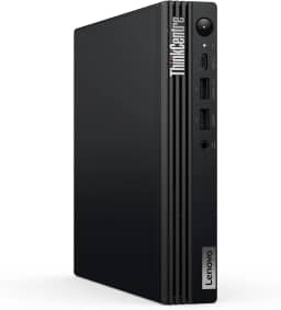 Desktop Lenovo ThinkCentre M70q Gen 5 Intel Core i5-14400T 8GB 256GB SSD Windows 11-12TE001DBO Preto