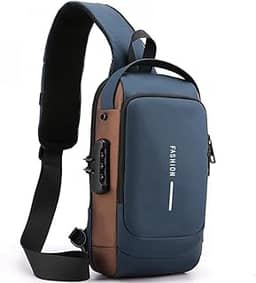 Bolsa Mochila De Ombro Anti-roubo Transversal Usb Pochete Fashion