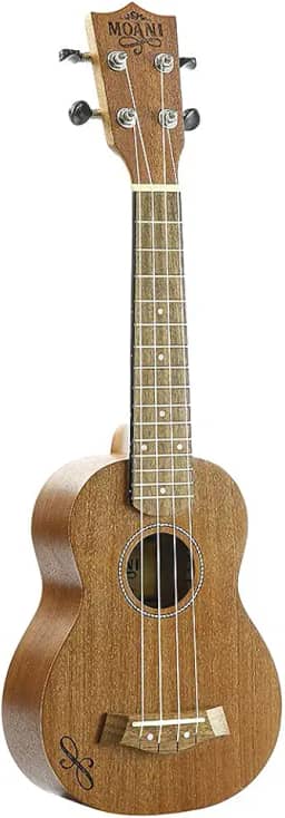 Ukulele Moani WAIMEA Soprano 21” Acústico, Sapele em acabamento fosco, Cor Natural, Encordoamento Aquila e Bag UKBG03-21