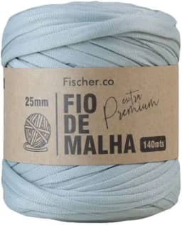 Fio de Malha Extra Premium Fischer 25mm x Rolo com 140m (39 CINZA ALUMINIO)