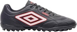 Chuteira Society Umbro Class Footballer PRETO BRANCO VERMELHO