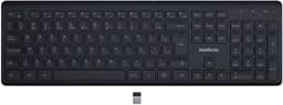 Teclado Sem Fio Intelbras com Clique Silencioso TSI50 Preto
