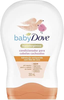 Baby Dove Condicionador Hidratação Enriquecida Cabelos Cacheados 200Ml