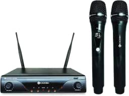 Microfone Sem Fio Kadosh K-412M UHF Duplo Bastão