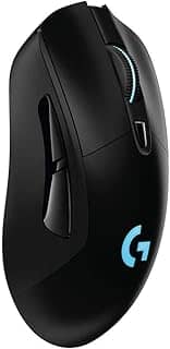 Mouse Gamer Sem Fio Logitech G703 LIGHTSPEED com RGB LIGHTSYNC, 6 Botões Programáveis, Sensor HERO 25K e Bateria Recarregável - Compatível com POWERPLAY