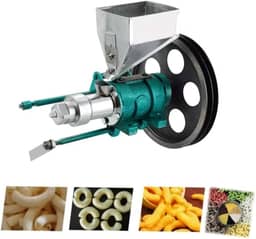 Extrusora de salgadinhos multifuncional, máquina sopradora de milho e arroz, extrusora de alimentos inflados, máquina de extrusão de milho e arroz máquina de salgadinhos