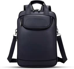 Mochila Couro Reforçada Executiva Grande Mochila para Notebook Trabalho Viagem Escola com Cabo de Aço Impermeável