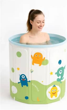 Banheira Ôfuro Spa Dobrável Multiuso para Crianças e Adultos 230 litros - MJ BRANDS