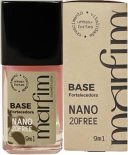 Base Fortalecedora NANO Marfim - Tratamento Para Unhas Fracas E Quebradiças - Leve 1 Unidade ou Monte Seu Kit (1 Unidade)