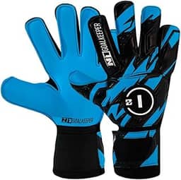 Luva de Goleiro Campo e Society Semi Profissional N1 Starter Cor:Blue, Tamanho:9
