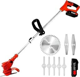 Roçadeira Cortador De Grama 2 Bateria 48v Knakasaki Completa