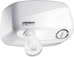 Ducha Jet Turbo Multitemperaturas 220V 7800W, Lorenzetti, 7540401, Branco, Pequeno