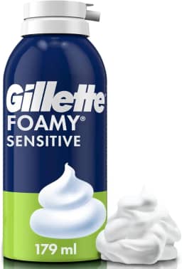 Gillette Espuma De Barbear Foamy Sensitive 175G