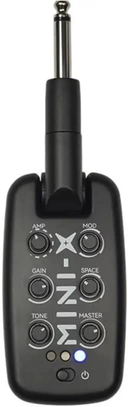 M-VAVE MINI-X Amplificador para Fones de Ouvido Portátil com Bluetooth, 9 Tons de Amplificador, Bateria 5h - Ideal para Guitarra, Baixo e Prática Silenciosa em Casa ou Viagem