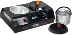 Aquecedor De Cera Profissional Termocera Prime Preto Com Controle De Temperatura Duplo