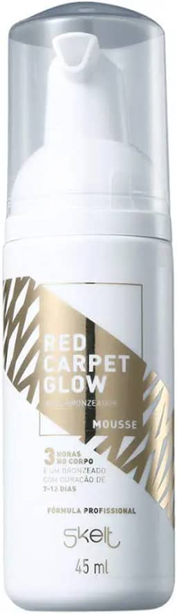 Skelt Mini Mousse Autobronzeador 45ml | Compacto e Eficaz, Textura em Mousse, Travel Size, Duração de 7 a 12 Dias, Possui Cor-Guia | Todos os Tipos de Pele