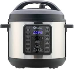 Panela de Pressão Elétrica Digital Gallant 6L GPP06 15 Funções Clique E Pronto Inox 1000w 127v