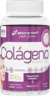 Colageno Verisol Hidrolisado com Acido Hialuronico 90 caps Bodyaction MP