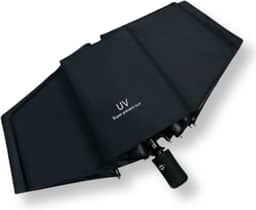 Guarda-Chuva UV Automático 8 Varetas, Proteção Solar UPF 50+, Sistema Anti-vento, Blackout