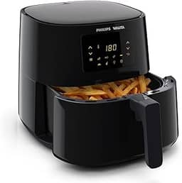 Philips Walita Preta Fritadeira Airfryer Essential XL Digital, 6.2L de capacidade, Garantia internacional de dois anos, 110V, 2000W (RI9270/90)