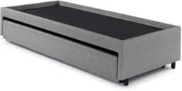 Bicama Box para Dois Colchões Solteiro Courino Cinza