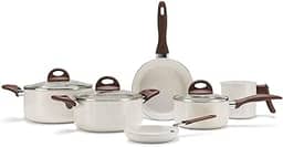 Brinox - Jogo de Panelas Antiaderente Ceramic Life 6 Peças Smart Plus - Vanilla