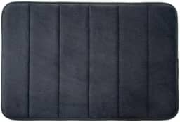 Tapete Antiderrapante Soft – Macio, Absorvente, Lavável e de Secagem Rápida para Conforto e Segurança (Cinza)