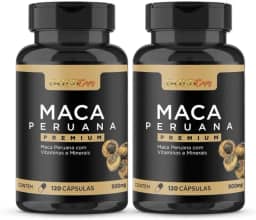 Maca Peruana Premium 500mg - 120 Cápsulas 2 Unidades