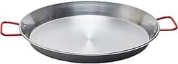 Garcima Panela de paella de aço carbono de 38 cm