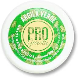 Argila Pro Growth 75g Máscara Capilar de Hidratação e Reparação Profunda (Verde)