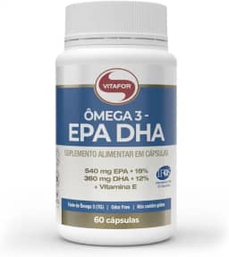 Ômega 3 EPA DHA Vitafort 60 Cápsulas