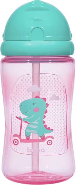Buba Garrafinha Dino Patinete 400 Ml Rosa