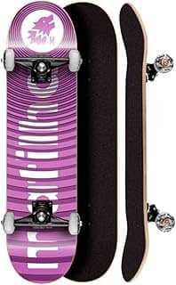 Matilha Skateboard, Skate Montado Shape Matilha 8.0 Roxo Circle