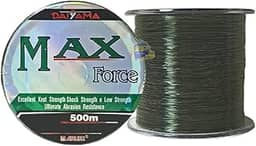 Linha de Pesca Monofilamento Maruri Max Force Verde Musgo 5.5 0.40mm 41 Lb 500m