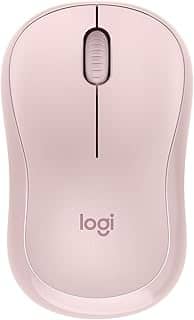 Mouse Sem Fio Logitech M240 com Conexão Bluetooth, Clique Silencioso, Design Ambidestro Compacto, Bateria de 18 Meses, Compatível com Windows, macOS, ChromeOS - Rosa