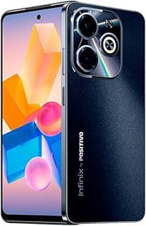 Smartphone Infinix Hot 40i 8GB RAM 256GB Câmera Dupla 50MP + Selfie 32MP NFC 6,6' IPS Dual Chip - Preto