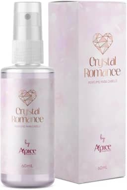 Ápice Perfume Capilar Crystal Romance | Fragrância de Longa Duração com Brilho e Maciez para os Fios | 60ml