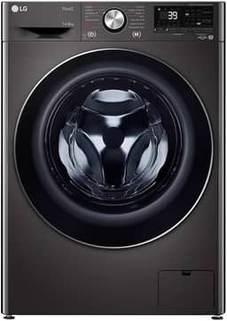 Lava e Seca Smart LG VC2 CV9014BC2A 14Kg Aço Escovado Preto com Inteligência Artificial AIDD 220V