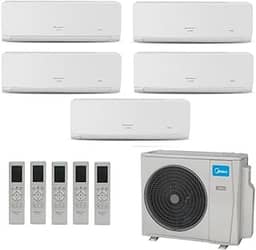 Ar-Condicionado Multi Split Inverter Springer Midea 42.000 (3x Evap HW 9.000 + 1x Evap HW 12.000 + 1x Evap HW 18.000) Quente/Frio 220V