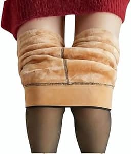 Meia Calça Térmica Feminina Inverno Translúcida Tamanho Único 36 ao 48 Confortável Quente e com Efeito Natural na Pele Linha Premium