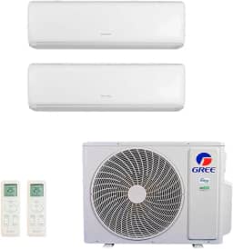 Ar Condicionado Bi Split Gree Inverter G Max 18.000 Btus (1x Hi Wall 12.000 + 1x Hi Wall 9.000) Quente e Frio 220v R-32