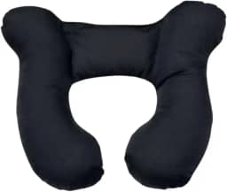 Almofada de Pescoço Apoio Cabeça Bebe Cadeirinha (Preto)